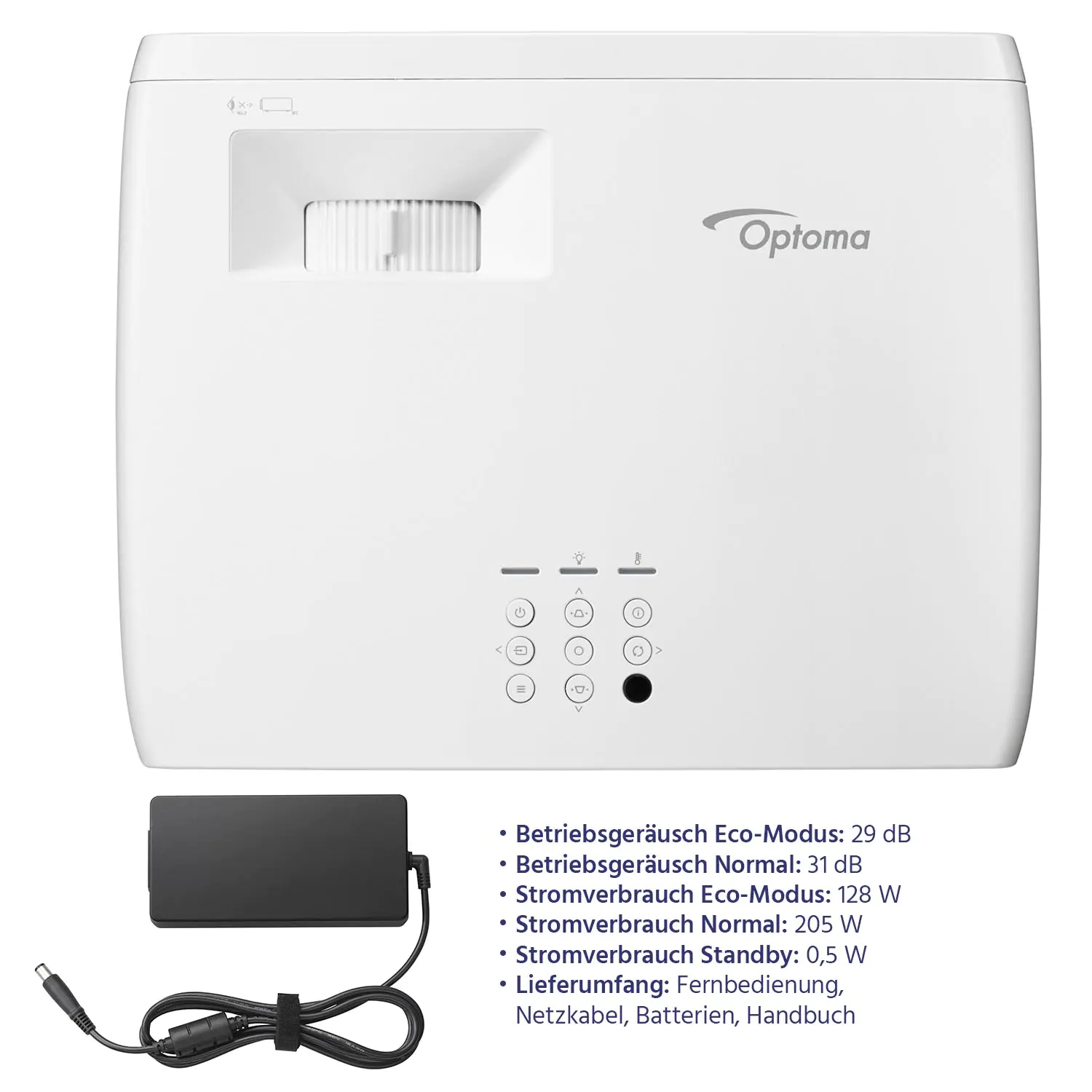 1080p-Kurzdistanz-Schulbeamer 4.200 Lumen, 300.000:1 Kontrast, 30.000 Stunden Lebensdauer aus der Kategorie Schulbeamer
