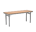 Klapptisch, 170x60 cm (B/T), 72 cm hoch, 4-Fuß,