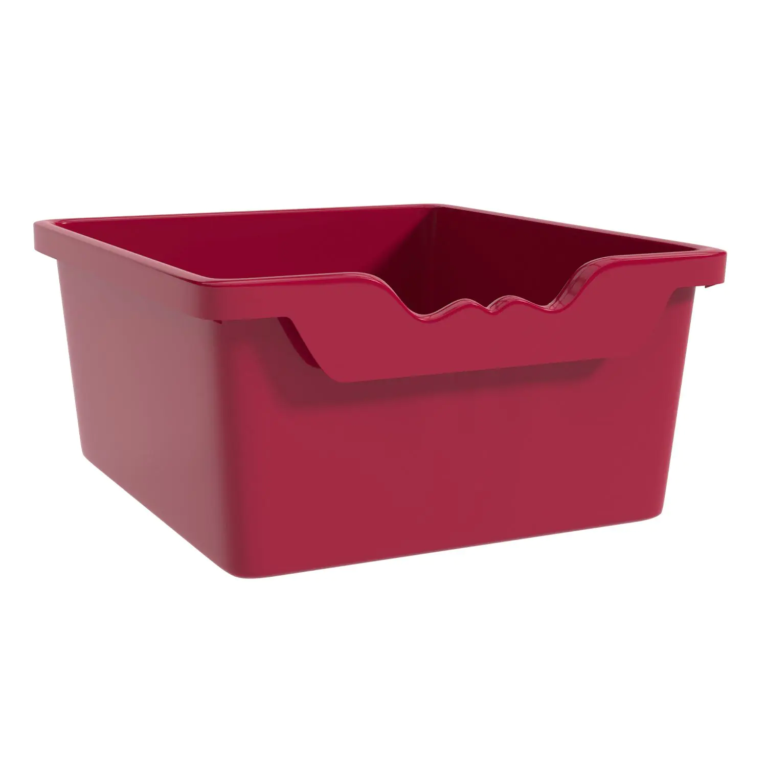 Aufbewahrungsbox Ergo Tray, 15 cm hoch, weinrot,