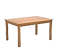 Rechtecktisch, 120x80 cm (B/T), 64 cm hoch, Buche-Massivholzgestell mit gerader Zarge Wechselgleiter aus der Kategorie Rechtecktische