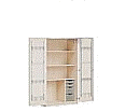 Musikschrank MOFF 4, fahrbar, B/H/T 104,5 x 190 x 60 cm aus der Kategorie Musikschränke