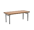 Klapptisch, 180x80 cm (B/T), 72 cm hoch, 4-Fuß,