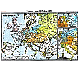 Wandkarte Europa von 1815 bis 1871, 200 x 140 cm, aus der Kategorie Neuzeit 1500-1870