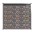 Personal-Raum-Plan, 12 Stunden, 63 Spalten, 123x137 cm, aus der Kategorie Personal- Raum- Tafeln 12h