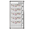 Personal-Raum-Plan, 10 Stunden, 23 Spalten, 103x57 cm,