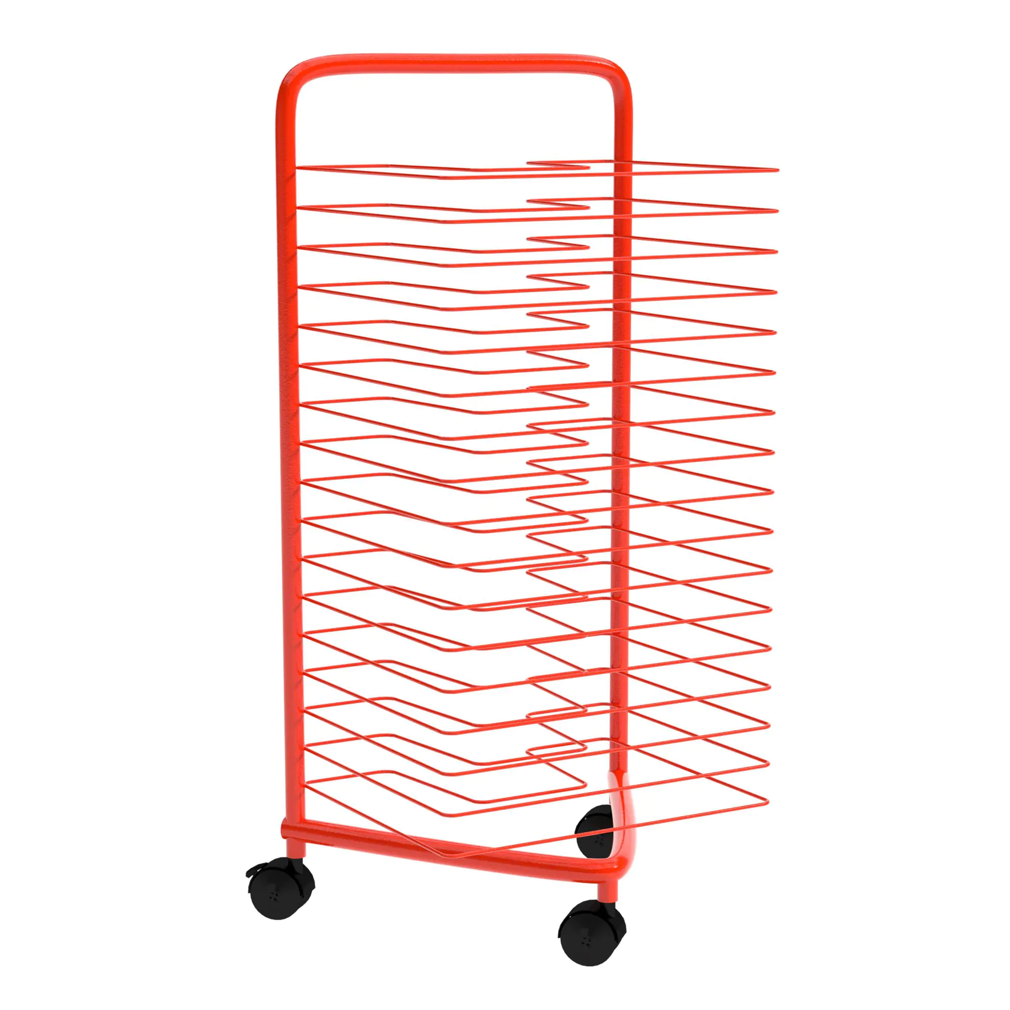 Bildertrockenwagen,  85 cm hoch,  40x30 cm (B/T), 17 Trockengitter, aus der Kategorie Bilderwagen