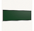 Wandtafel Stahlemaille grün, 300x100 cm, mit durchgehender Ablage,