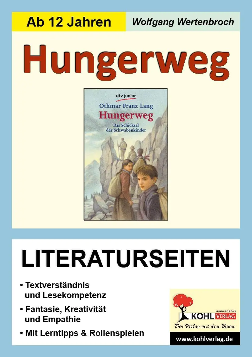 Hungerweg / Literaturseiten aus der Kategorie Deutsch