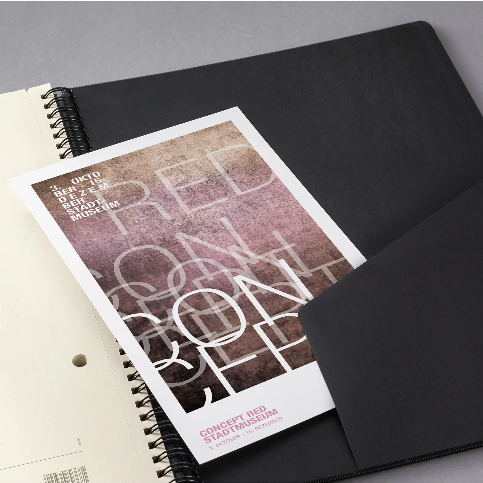 Sigel Collegeblock Conceptum Hardcover A5 kar. 80g sw aus der Kategorie Notizblöcke