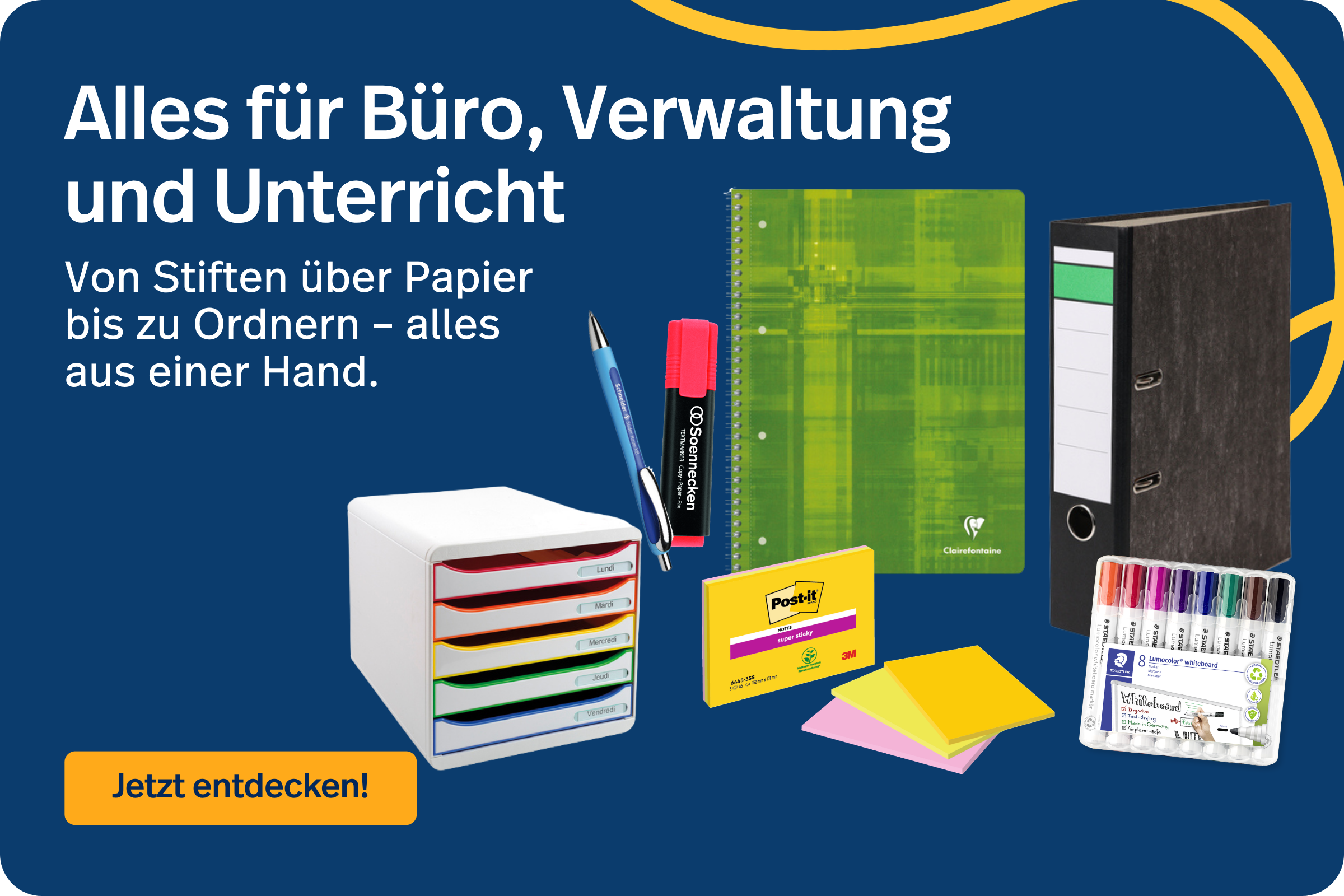 Alles für Büro, Verwaltung und Unterricht