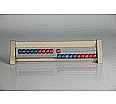 Schüler-Rechenrahmen, 1 -  20,  5/5 Kugeln, rot/blau aus der Kategorie Schüler-Rechenrahmen