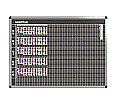 Klassen-Plantafel,  8 Stunden Mo-Fr, für 35 Klassen, 103x157 cm,