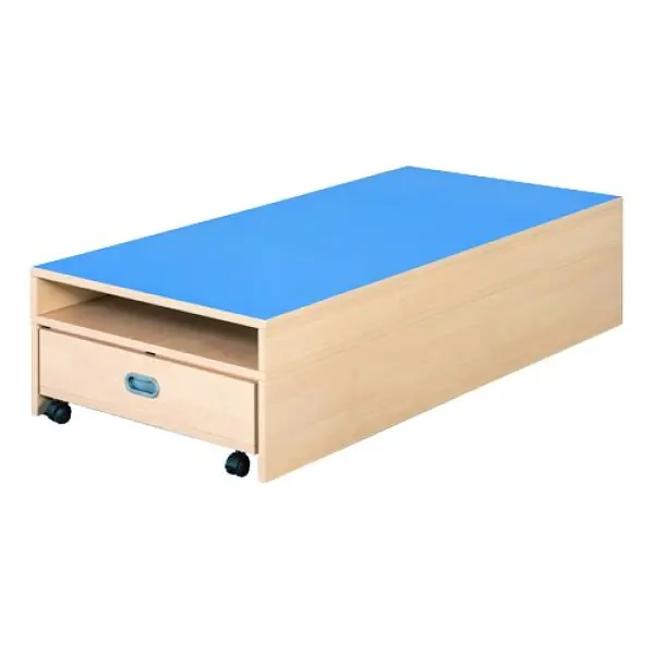 Podest für 2 Liegepolster, mit einem Auszugsbett, Höhe 35 cm aus der Kategorie Schlafpodeste