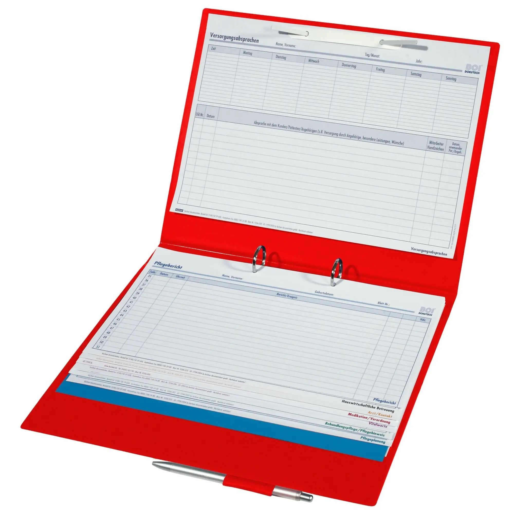 BOI Pflegedokumappe A4 rt aus der Kategorie Mappen