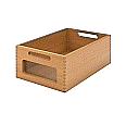 Massivholzkasten, B/H/T 23,5 x 14 x 36 cm, Buchenholz (massiv) aus der Kategorie Boxen