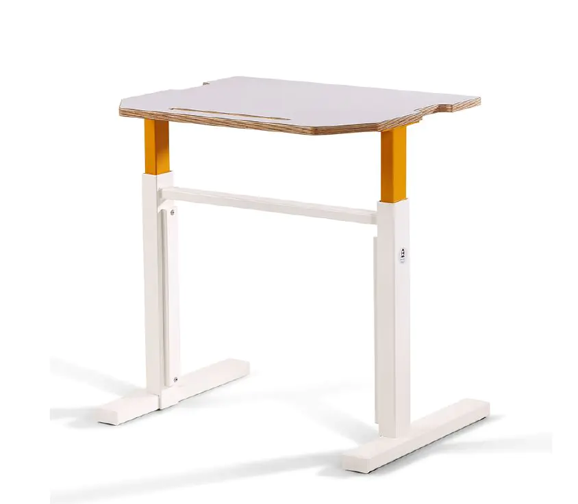 Einerschülertisch höhenverstellbar mit Stehtischoption, Höhe 53-83cm, B/T 62x51cm