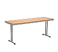 Klapptisch, 180x60 cm (B/T), 72 cm hoch, T-Fuß,