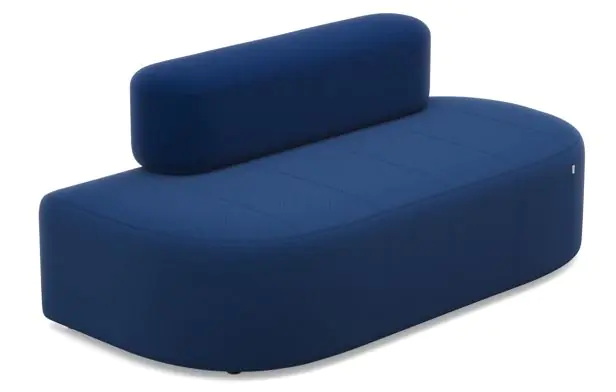 Sofa Revo mit Rückenlehne, Breite x Tiefe 180 x 85 cm, Sitzhöhe 45 cm aus der Kategorie Entspannt Sitzen