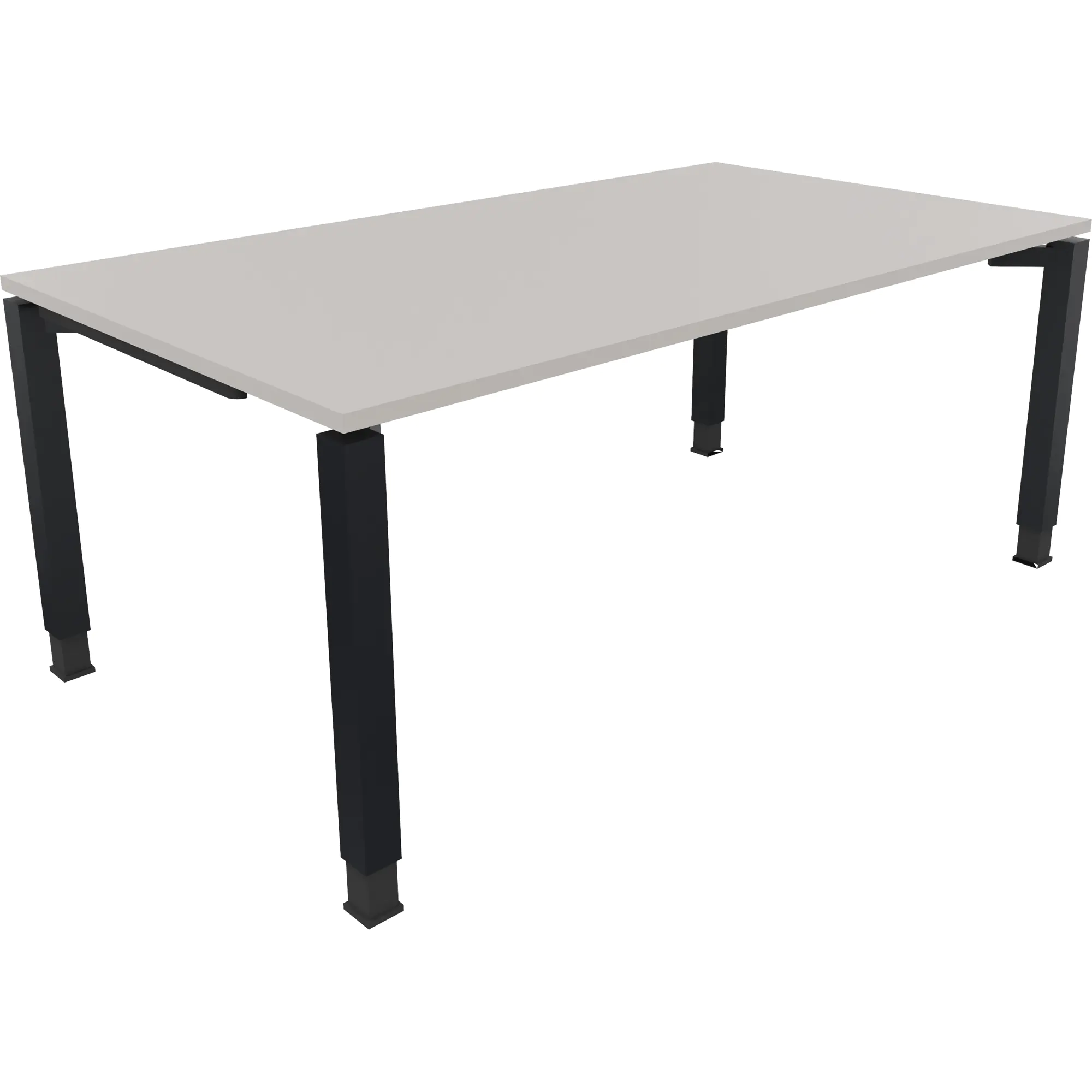 Schreibtisch Vierfuß Quadrat B1800xT1000xH680-820 an aus der Kategorie Tische