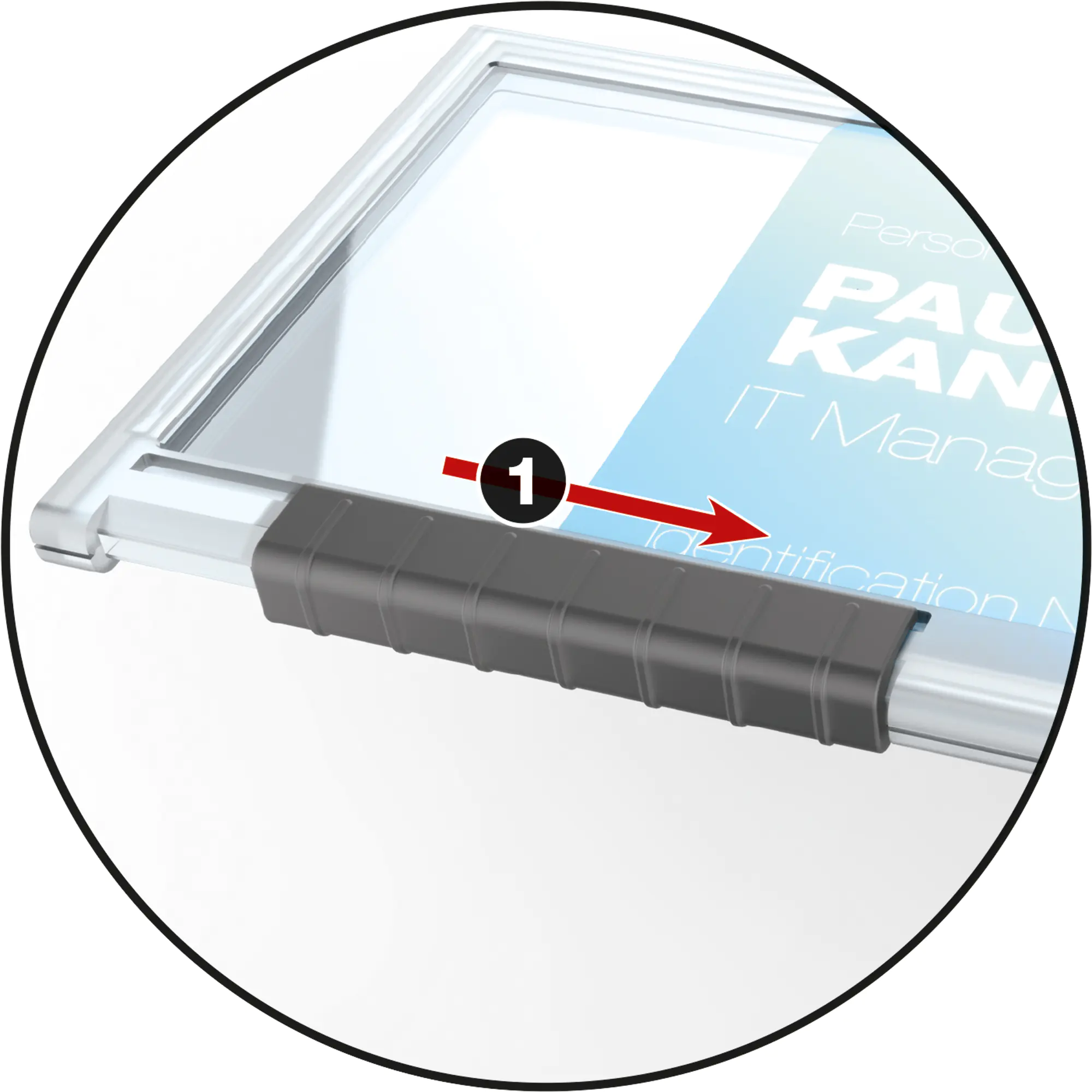 Durable Kartenhalter PUSHBOX MONO 10 St. aus der Kategorie Namensschilder