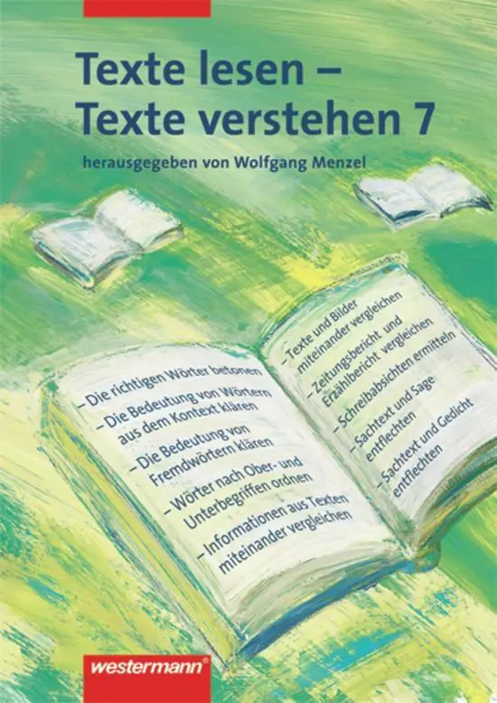 Texte lesen, Texte verstehen 7. Arbeitsheft aus der Kategorie Deutsch