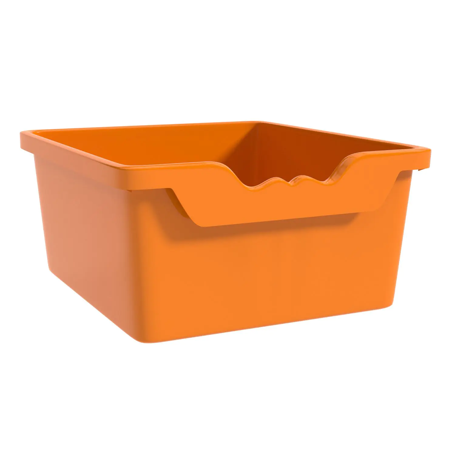 Aufbewahrungsbox Ergo Tray, 15 cm hoch, orange,