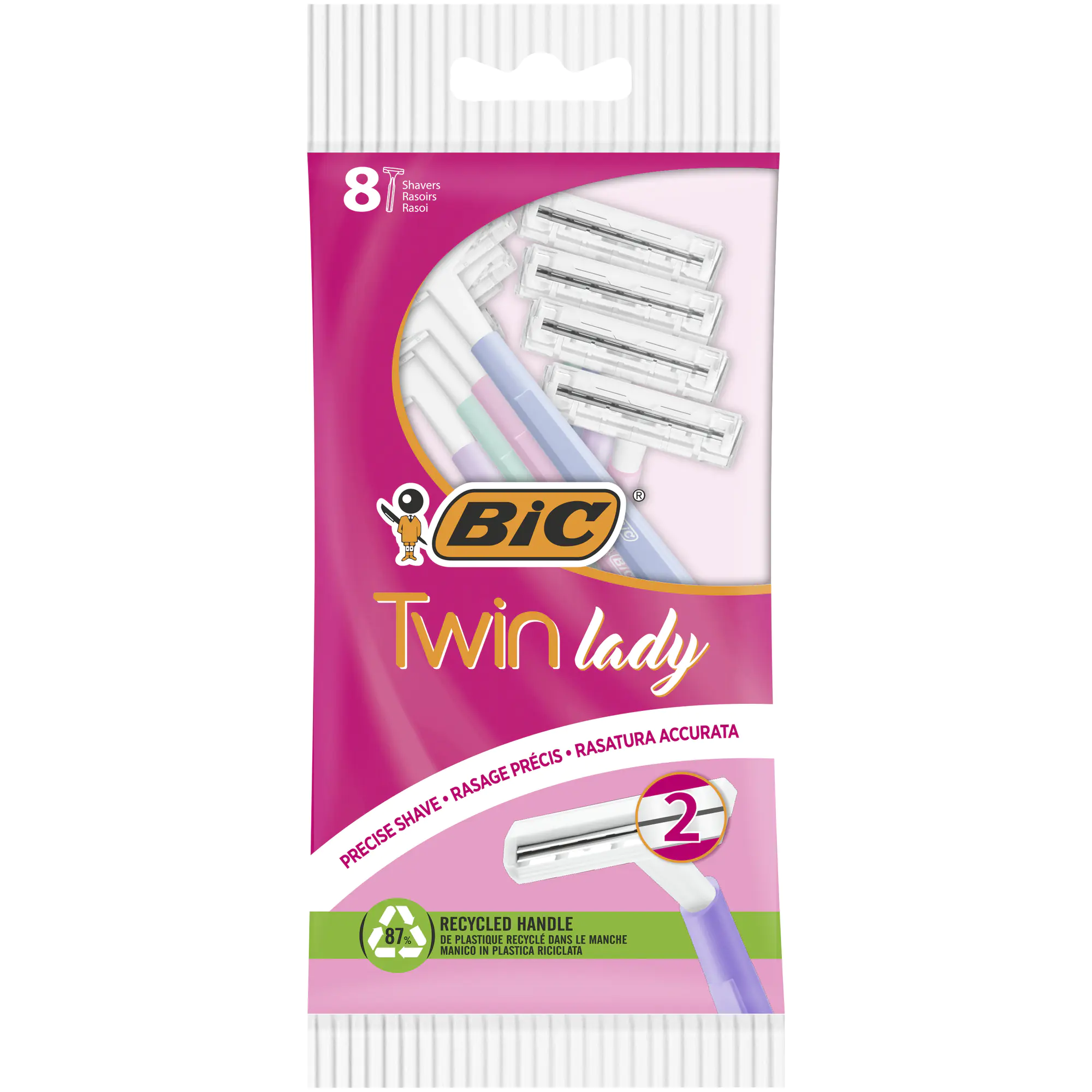 Bic Einwegrasierer Twin 8St aus der Kategorie Drogeriebedarf