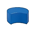 Sitzelement, Hocker rund XL mit rundem Ausschnitt, Durchmesser 56 cm, Höhe 45 cm,