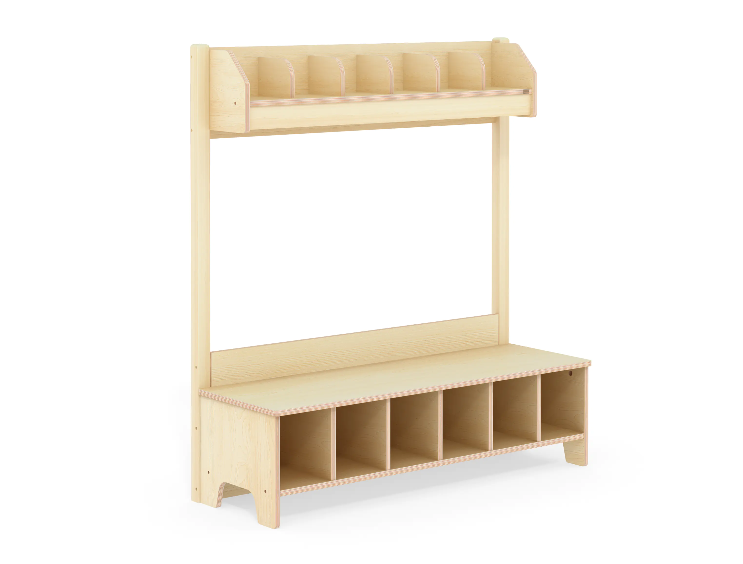 Wisdom Owlaf | Garderobensystem | 119 cm | 6 Haken, 1 Böden | Dekor, Massivholz, Stahl aus der Kategorie Promethean