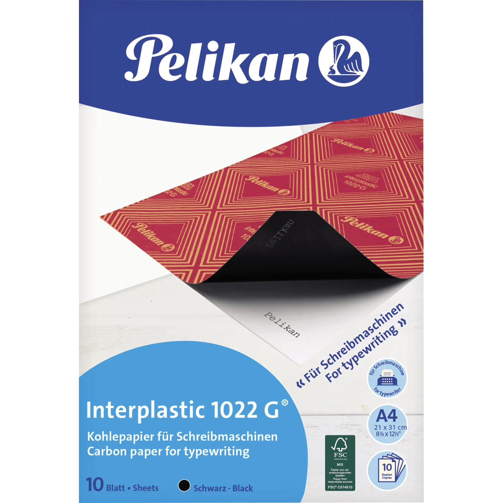 Pelikan Kohlepapier A4 1022G 10 Bl./Pack. aus der Kategorie Spezialpapiere