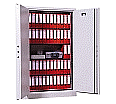 Dokumentensafe, 195 cm hoch, 120x55 cm (B/T), 2 Drehtüren, 4 Böden aus der Kategorie Tresore 