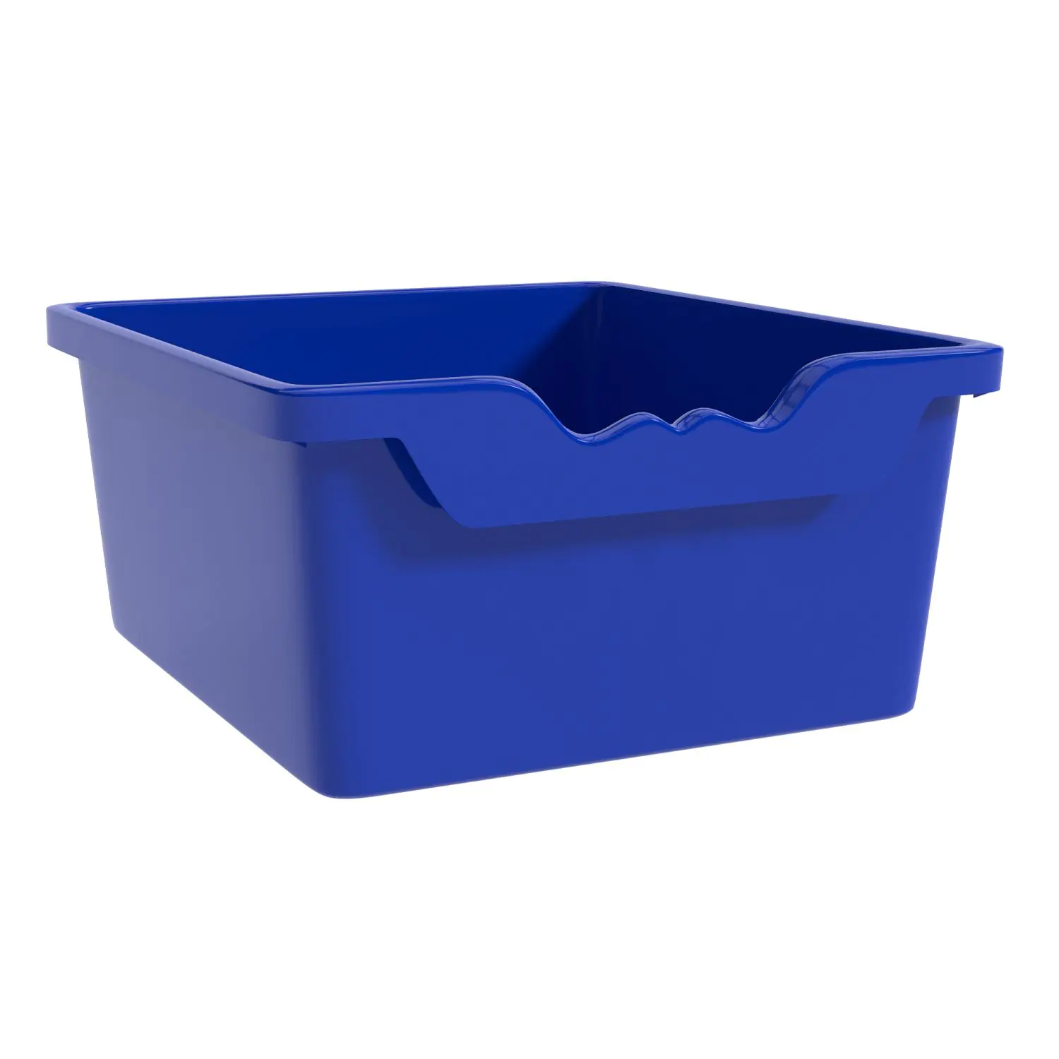 Aufbewahrungsbox Ergo Tray, 15 cm hoch, blau,