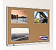 Korktafel 130x100 cm, mit durchgehender Ablage,