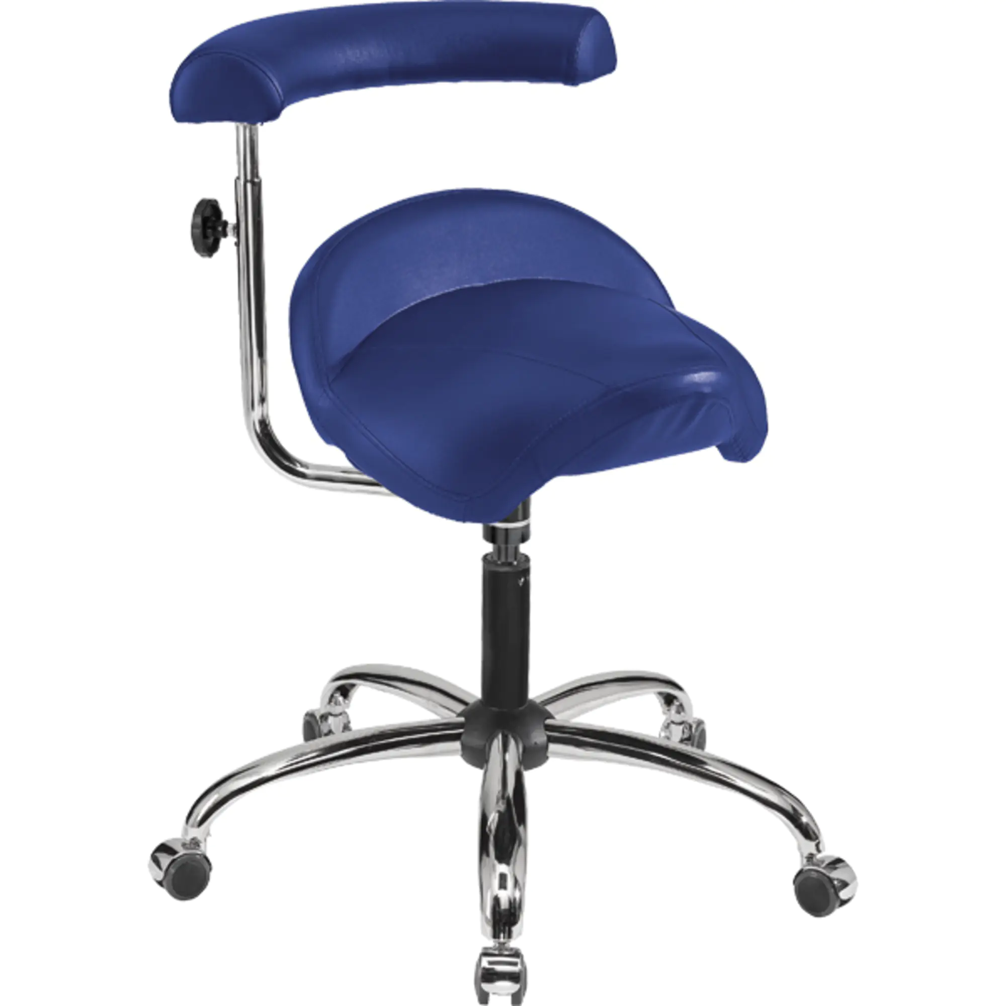 meychair Hocker A20-08- TR-Comfort-KL4 Rollen Arm bl aus der Kategorie Hocker