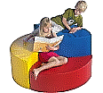 Sitzelement, Welle-Insel, 120 cm Durchmesser, Phthalatfreia aus der Kategorie WELLE