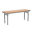 Klapptisch, 180x60 cm (B/T), 72 cm hoch, 4-Fuß,