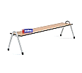 Sitzbank stapelbar, 180 cm breit, Vollkernplatte,