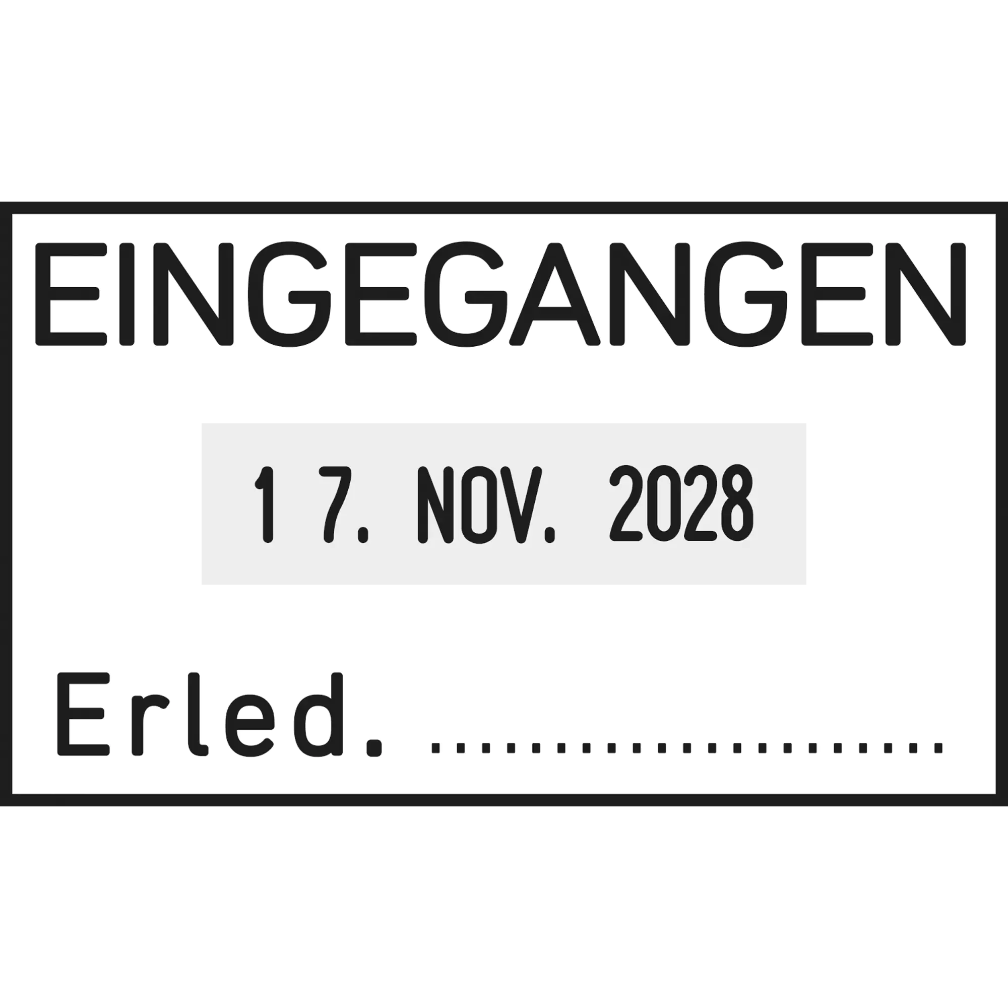 trodat Datumstempel Classic 6x3,5x10,2cm l.gr/rt aus der Kategorie Stempel