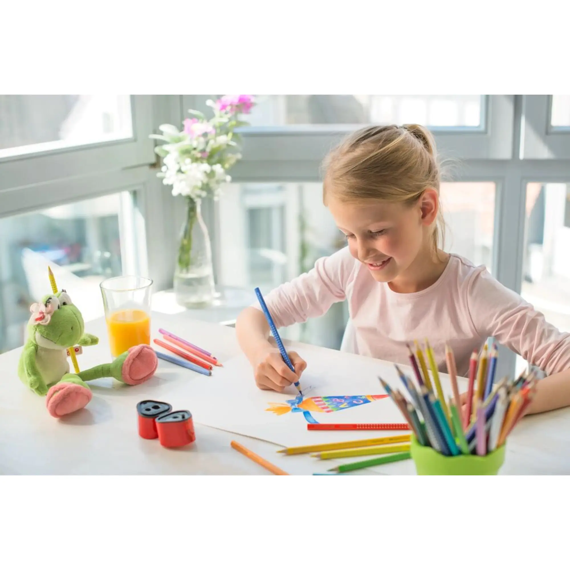 Faber-Castell Farbstift Colour GRIP farbig sort 24St aus der Kategorie Buntstifte