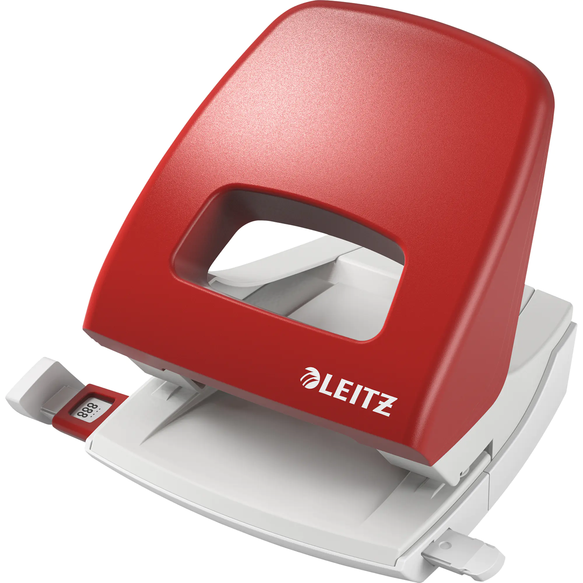 Leitz Locher NeXXt max. 25Bl. Metall/Kunststoff rt aus der Kategorie Büro- und Schreibbedarf