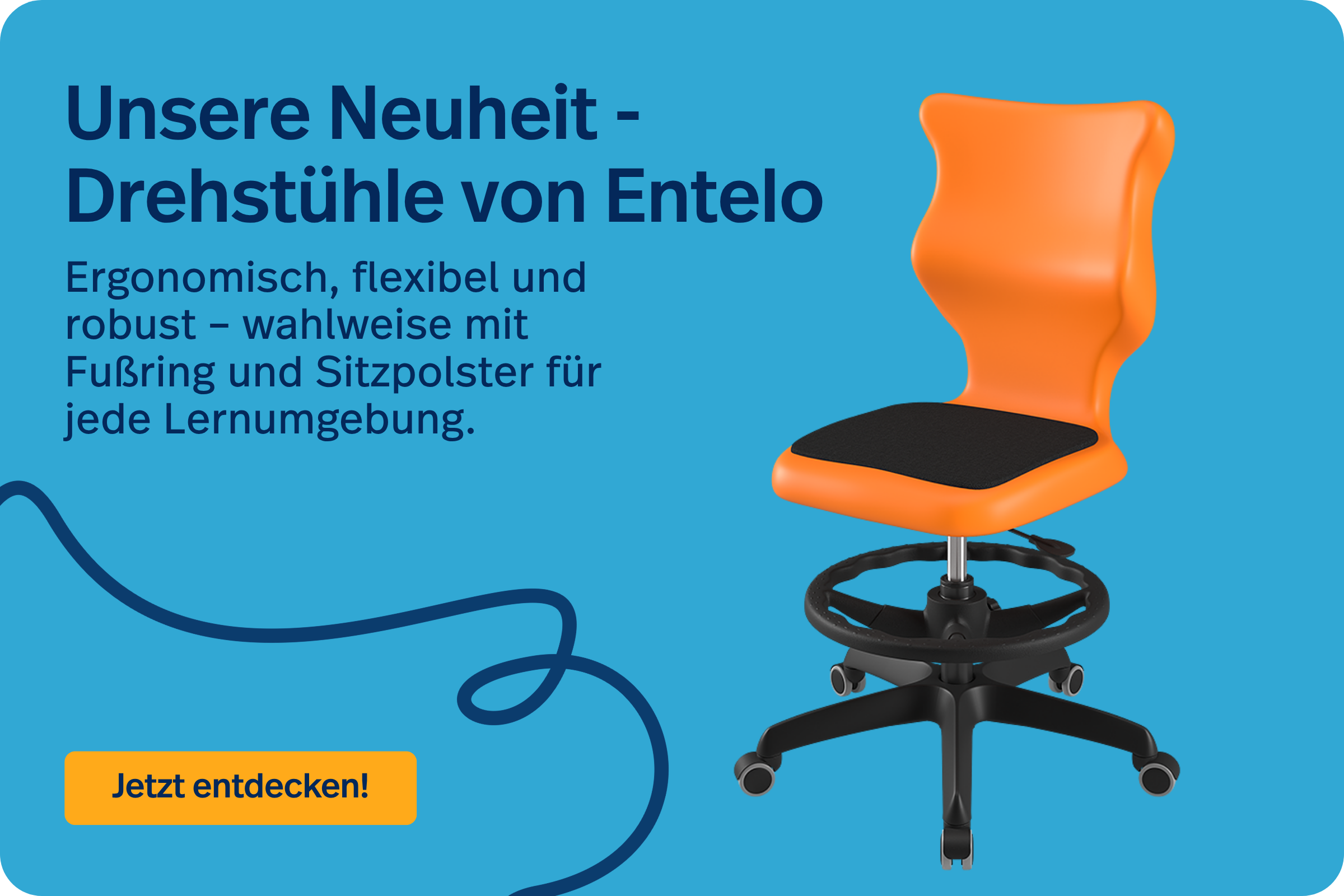 Unsere Neuheit - Drehstühle von Entelo