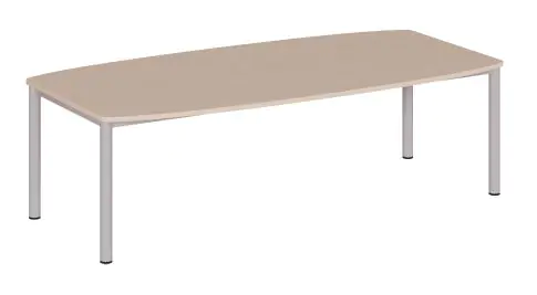 Konferenztisch in Tonnenform, 240x120 cm (B/T), 72 cm hoch, aus der Kategorie Rechtecktische