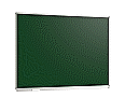 Wandtafel Stahl grün, 120x 90 cm, mit Kreideablage,