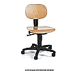 Drehstuhl mit Gaslift, höhenverstellbar 42-55 cm,Sitzbreite 44 cm, Sitztiefe 38 cm aus der Kategorie Fachraumstühle