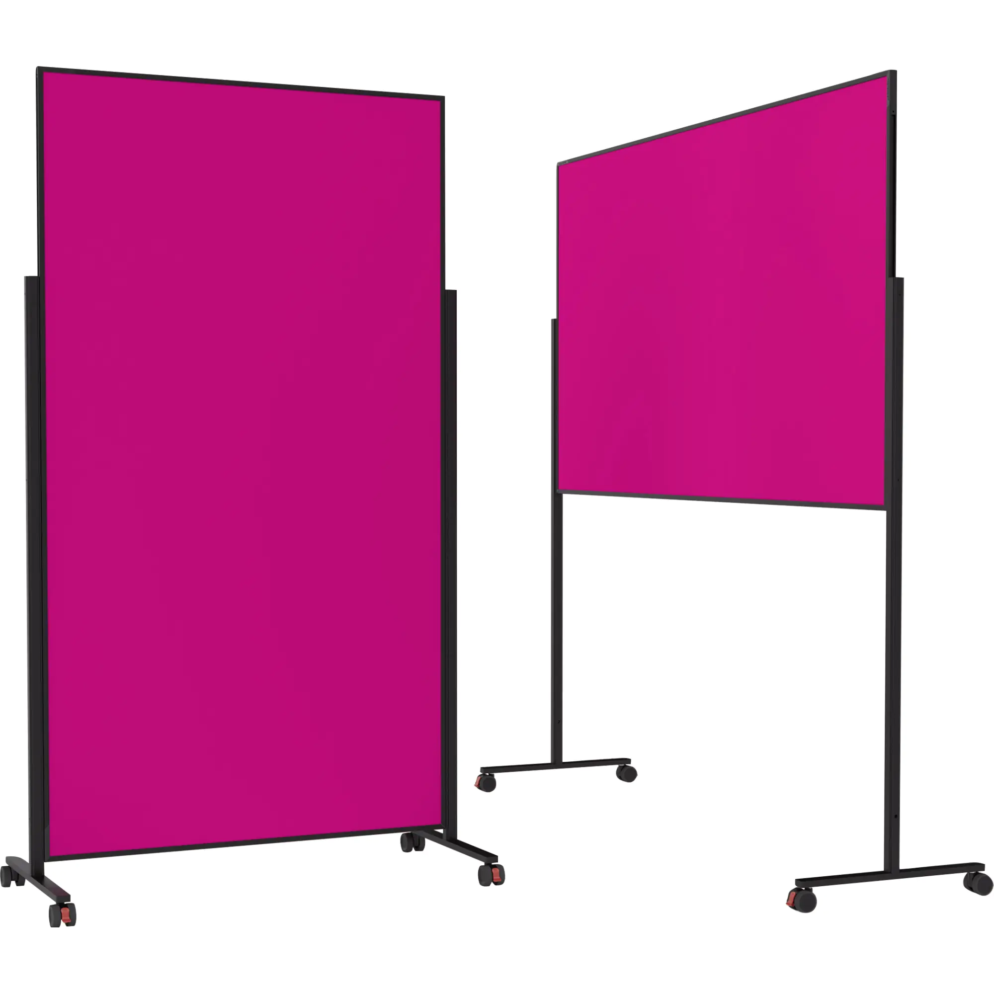 magnetoplan Moderationstafel VarioPin Filz sw/pink aus der Kategorie Moderationswände