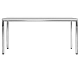 Rechtecktisch Modell 200, 120 x 60 cm Tisch, wasserfeste HPL Tischplatte, ABS Kante aus der Kategorie Rechtecktische