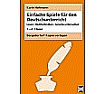 Einfache Spiele für den Deutschunterricht aus der Kategorie Deutsch