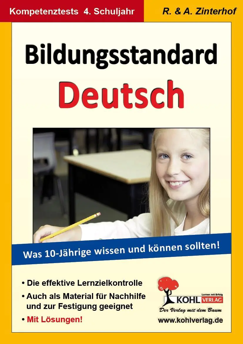Bildungsstandard Deutsch Was 10-Jährige wissen und können sollten! aus der Kategorie Deutsch