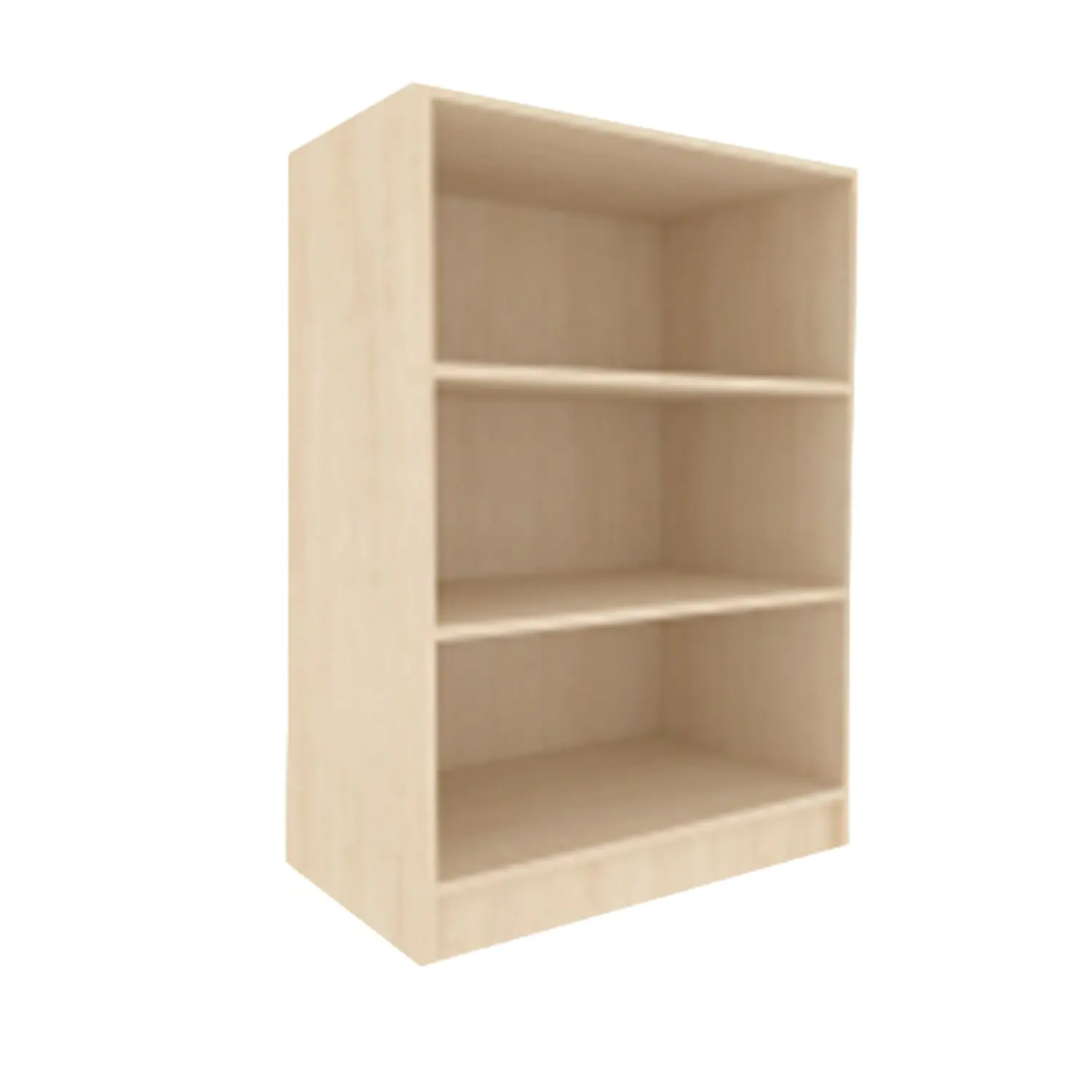 Krippenschrank mit einem festen Boden, einem verstellbaren Fachboden und umlaufender Aufkantung aus der Kategorie offene Regale