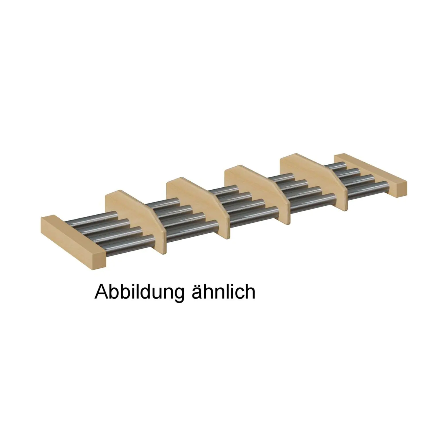 Schuhrost Aluminium mit Unterteilungen in 7 Plätzen aus der Kategorie freistehende Garderoben